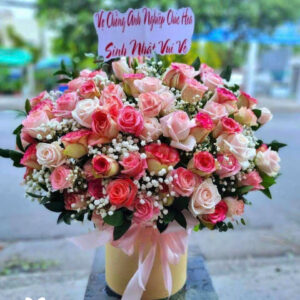 Giỏ Hoa Sang Trọng – GH30