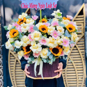 Giỏ Hoa Sang Trọng – GH35